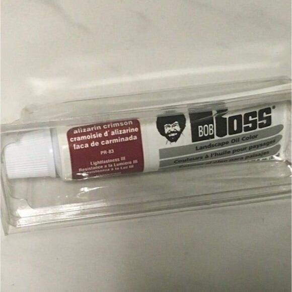 Bob Ross Landscape oil Paint 1.25oz Alizarin Crimson - Picture 1 of 2